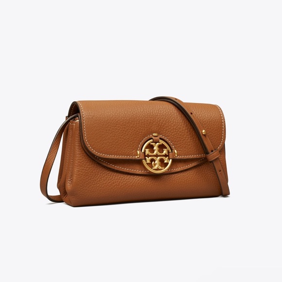 Tory Burch : The Miller Crossbody, Natural-grain leather. - Picture 5 of 15